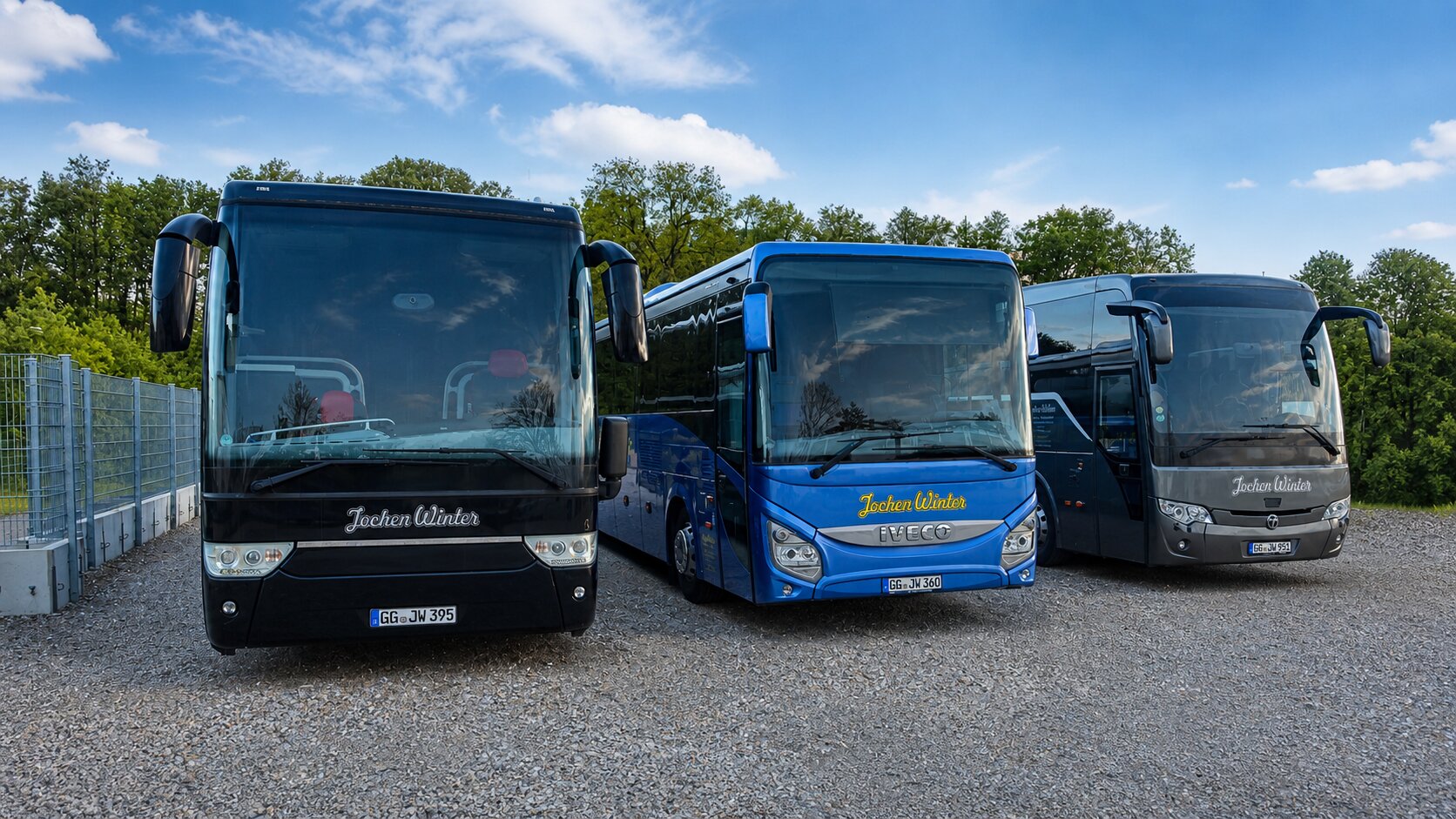 Jochen Winter Busflotte mit professionellem Auftritt