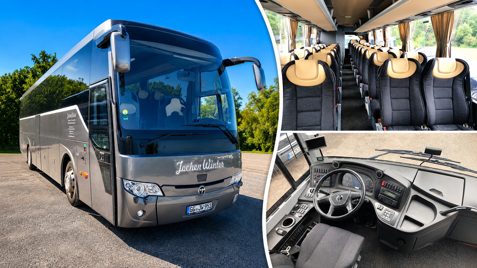 Jochen Winter grauer Reisebus